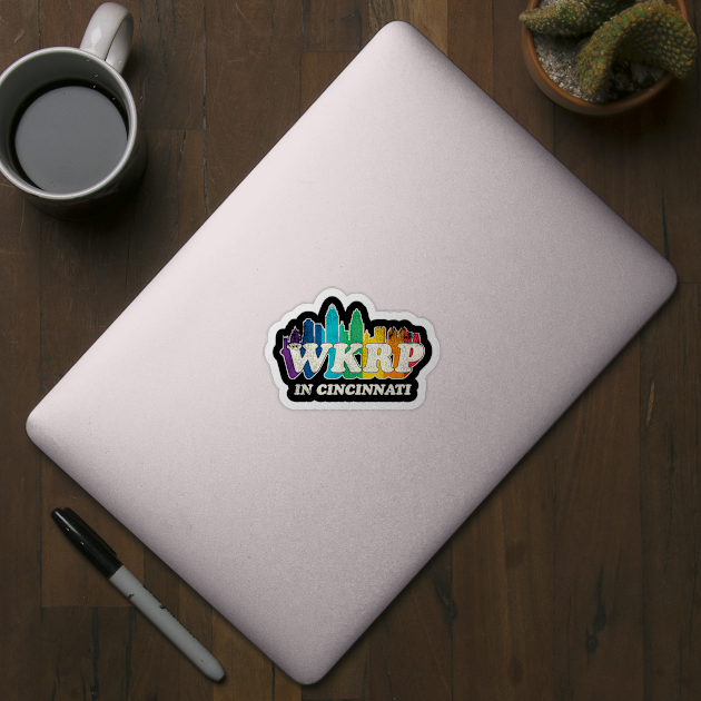 WKRP in Cincinatti Vintage Rainbow by darklordpug